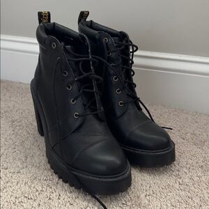 Dr. Martens Black Lace Up Boots